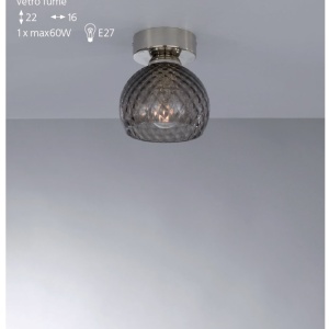 Plafoniera moderna design italian 10003 fumuriu 105344 universul-luminii.ro