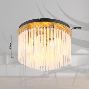 Plafoniera moderna GORLEY auriu 179204 universul-luminii.ro