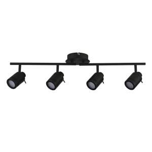 Plafoniera pentru baie cu spoturi directionabile IP44 Samson negru 4L 110884 universul-luminii.ro