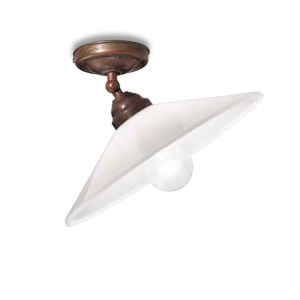 Plafoniera rustica fabricata manual, diam.30cm, Tabia 212.03.OV