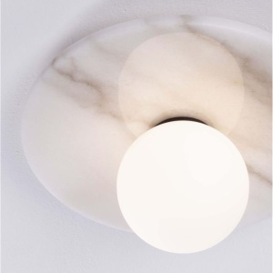 Plafoniera stil minimalist IDOR alb/opal 237044 universul-luminii.ro