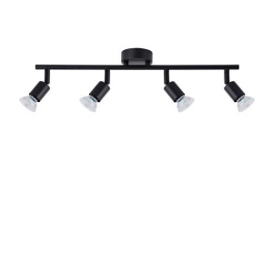 Plafonirea cu 4 spoturi design minimalist LUP negru