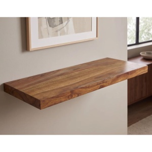Polita, raft perete din lemn de sheesham PURE 60cm - Img 2