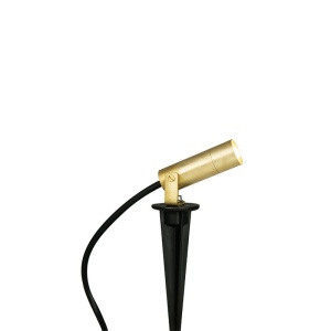 Proiector cu Tarus iluminat exterior decorativ IP54 SPIKE 3000K BRASS