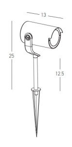 Proiector LED cu tarus iluminat exterior decorativ IP65 Joris II 154414 universul-luminii.ro