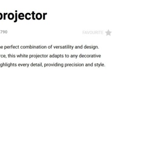 Proiector LED de tavan modern LEO alb - Img 5