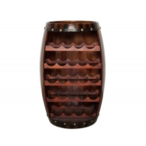 Raft pentru sticle- Bar design colonial Chateau 80cm coffee