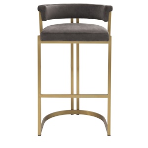 Scaun bar design LUX, Counter Stool Dante, gri 115839 HZ - Img 2
