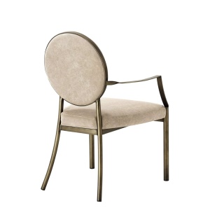 Scaun cu brate elegant, tapitat cu catifea, LUX Scribe 110807 HZ - Img 2
