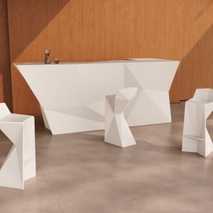 Scaun de bar design modern, exterior, interior, VERTEX BAR STOOL 51030 Vondom - Img 22