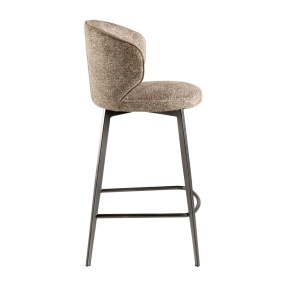Scaun de bar LUX design italian Brown marbled - Img 3