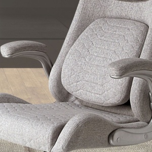 Scaun de birou modern Grey fabric - Img 8