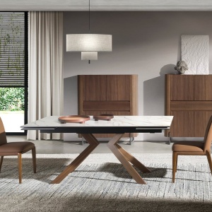 Scaun deosebit design LUX Walnut - Img 4
