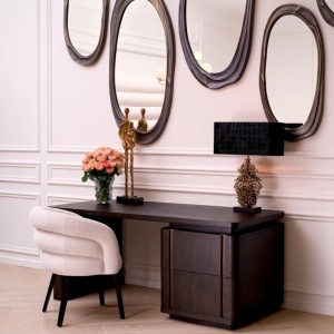 Scaun design elegant LUX Novelle, Lyssa off-white - Img 2