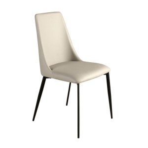 Scaun design LUX, Metal, Piele Sintetica, Sand