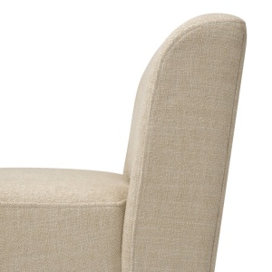 Scaun design LUX Selene, Renato ecru - Img 8