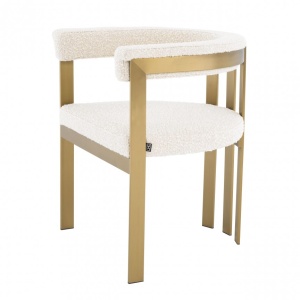 Scaun elegant design LUX Clubhouse, crem 113987 HZ