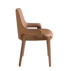 Scaun modern design italian Marron - Img 9