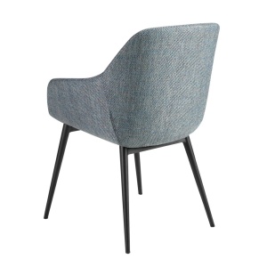 Scaun modern design italian tesatura Gri Albastrui - Img 4