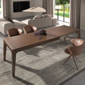 Scaun modern pivotant piele sintetica Camel - Img 7