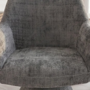 Scaun pivotant AMBIENTO tesatura Chenille gri - Img 8