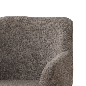 Scaun pivotant AMBIENTO tesatura Chenille maro - Img 2