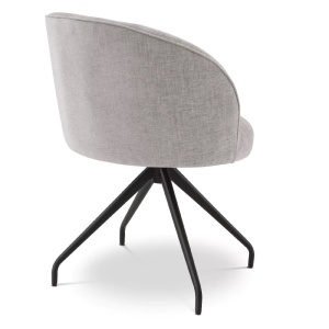 Scaun pivotant design elegant LUX Masters, Sisley grey - Img 3