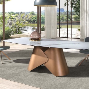 Scaun pivotant piele sintetica verde deschis Chair - Img 10