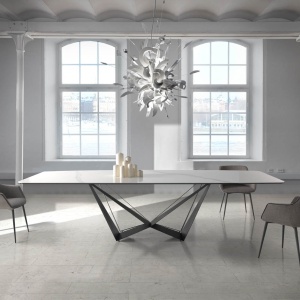 Scaun tapitat design italian Tomika AC-A116 - Img 11