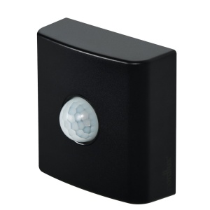 Senzor de miscare si lumina amurg pentru iluminat inteligent cu baterii IP54 Smart Black 133064 universul-luminii.ro