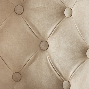 Set 2 scaune Stil Baroc, Catifea, Bej, Metal, Auriu, Castle - Img 12
