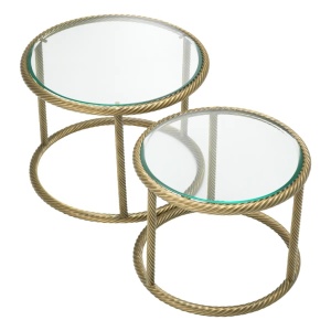 Set de 2 masute design LUX elegant Addison - Img 2