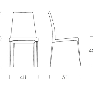 Set de 2 scaune elegante design LUX Aragona Elite - Img 2