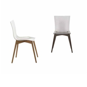 Set de 2 scaune elegante design LUX ARIA WOOD