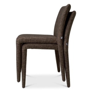 Set de 2 scaune elegante design LUX Leiza, Renato brown - Img 7
