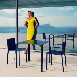 Set de 4 Scaune moderne de exterior / interior design premium QUARTZ CHAIR 54194 Vondom