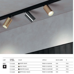 Spot, accesoriu pentru sinele monofazate Unity, Focus S argintiu, negru - Img 5