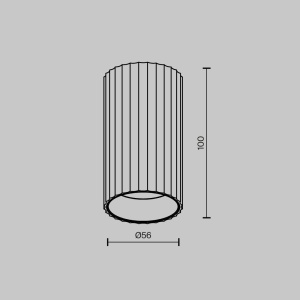 Spot aplicat, 1xGU10, negru, Calipso 184264 universul-luminii.ro