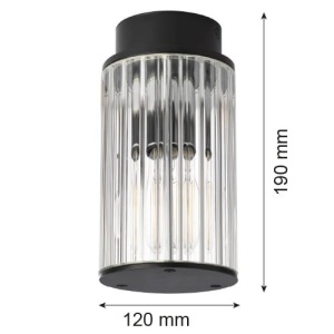 Spot aplicat cu protectie IP44 NORFOLK 8773 negru - Img 8