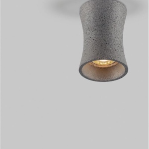 Spot aplicat design decorativ ciment, PELIA piatra neagra - Img 5