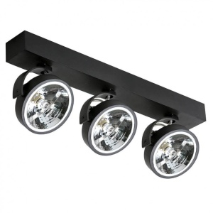 Spot aplicat directionabil JERRY 3 12V negru ZZ AZ1724 - Img 1