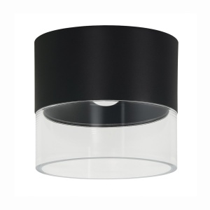 Spot aplicat negru LED LIMAN 10W CCT