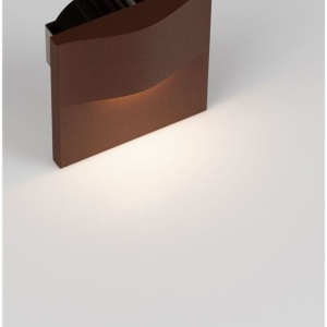 Spot aplicat perete exterior LED 3000K IP65 FLAC corten - Img 5
