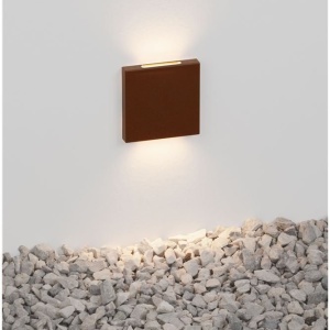 Spot aplicat perete exterior LED 3000K IP65 GOZ corten - Img 6