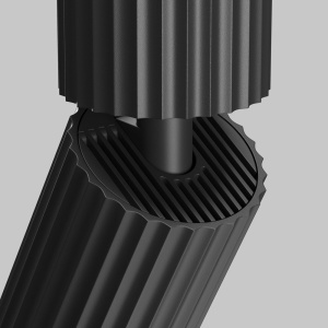 Spot aplicat stil minimalist Calipso negru 242074 universul-luminii.ro