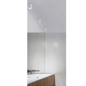 Spot aplicat tavan/plafon EIGER IP54 negru/auriu 97884 universul-luminii.ro