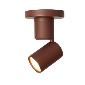 Spot directionabil GU10 minimalist din aluminiu burgundy Milan