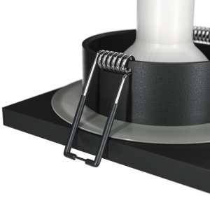 Spot incastrabil design tehnic IP65 Stark negru 8,4x8,4cm 67344 universul-luminii.ro
