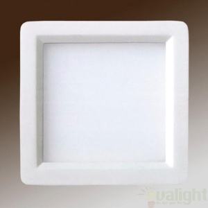 Spot incastrabil, lumina alba calda, dim.20x20cm LED 761293 41984 universul-luminii.ro