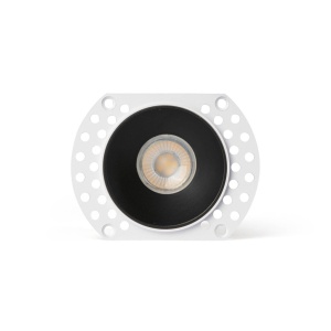 Spot incastrabil trimless IP44 FLAC negru MR11 GU10